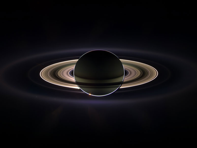 Saturn eclipse